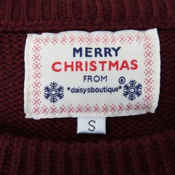 DAISYS BOUTIQUE Unisex Knit Raindeer Ugly Sweater - Picture 6 of 6